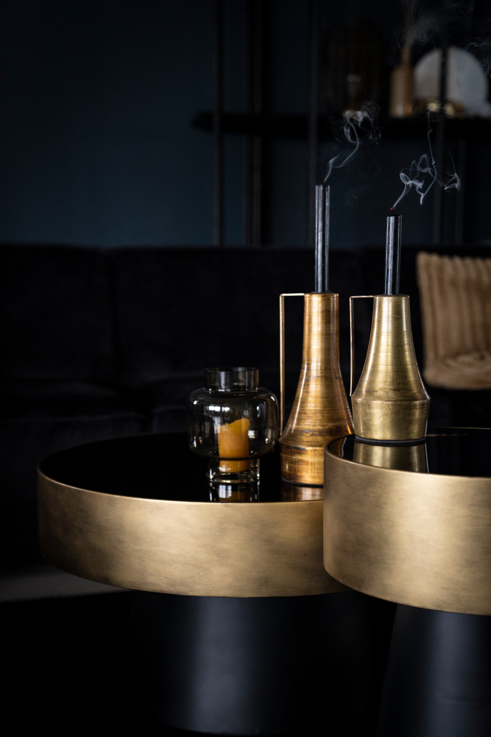Table basse ronde contemporaine