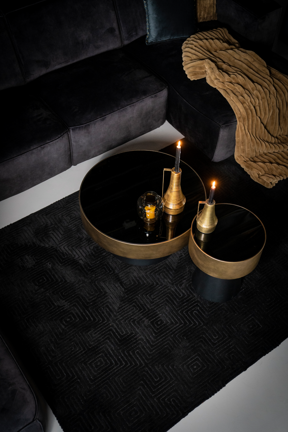 Table basse ronde contemporaine