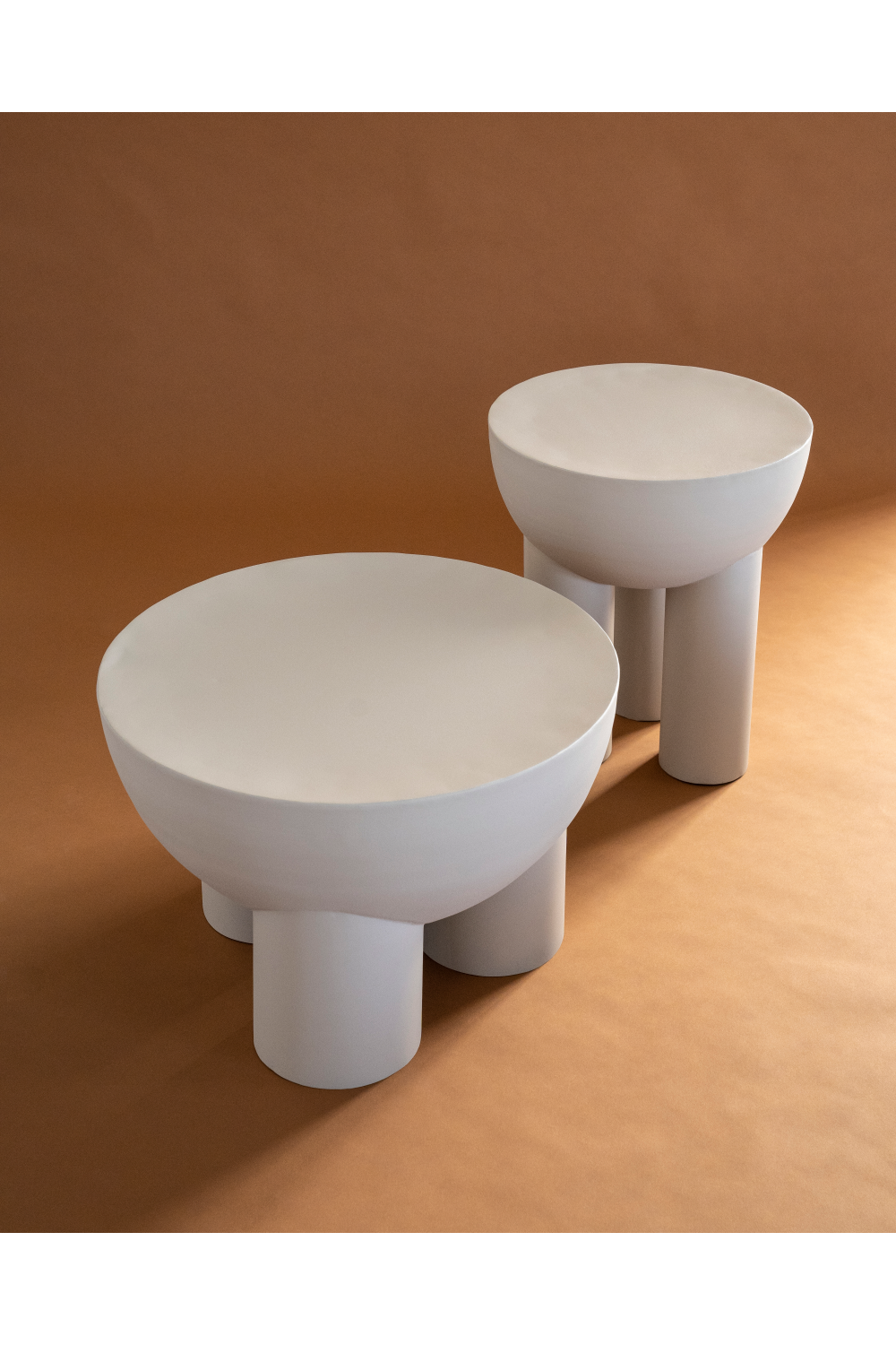 Table basse ronde laquée