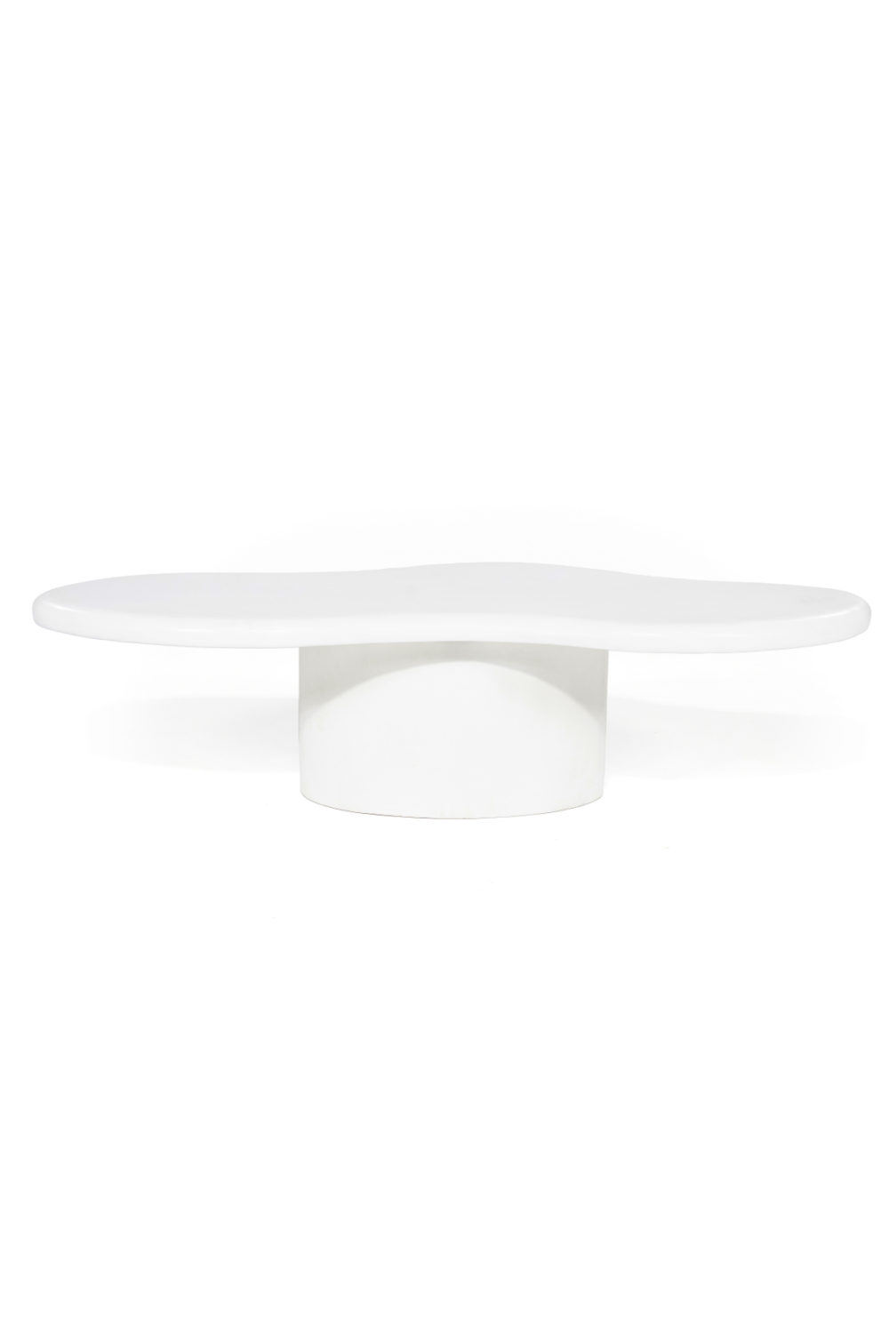 Table basse organique blanche