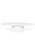 Table basse organique blanche