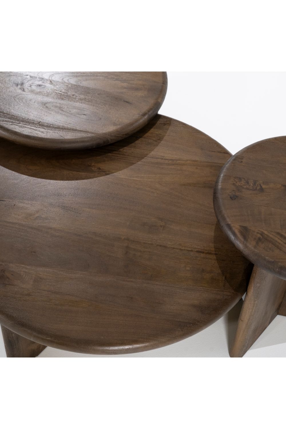 Table Basse Ronde en Bois L