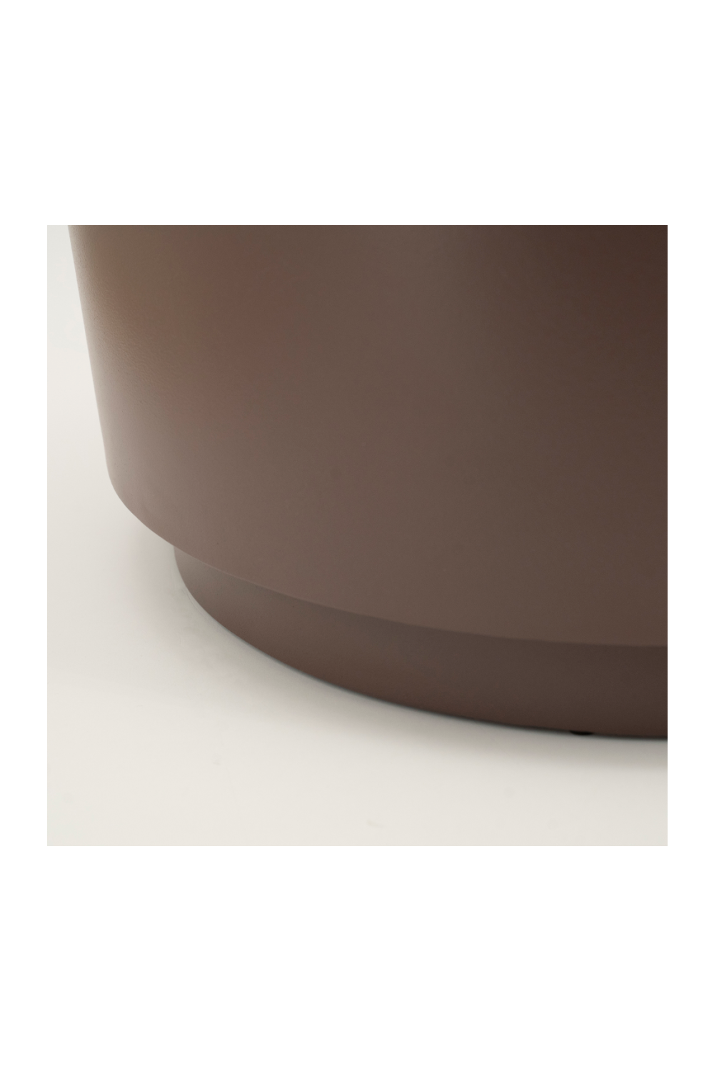 Table basse ronde en fer