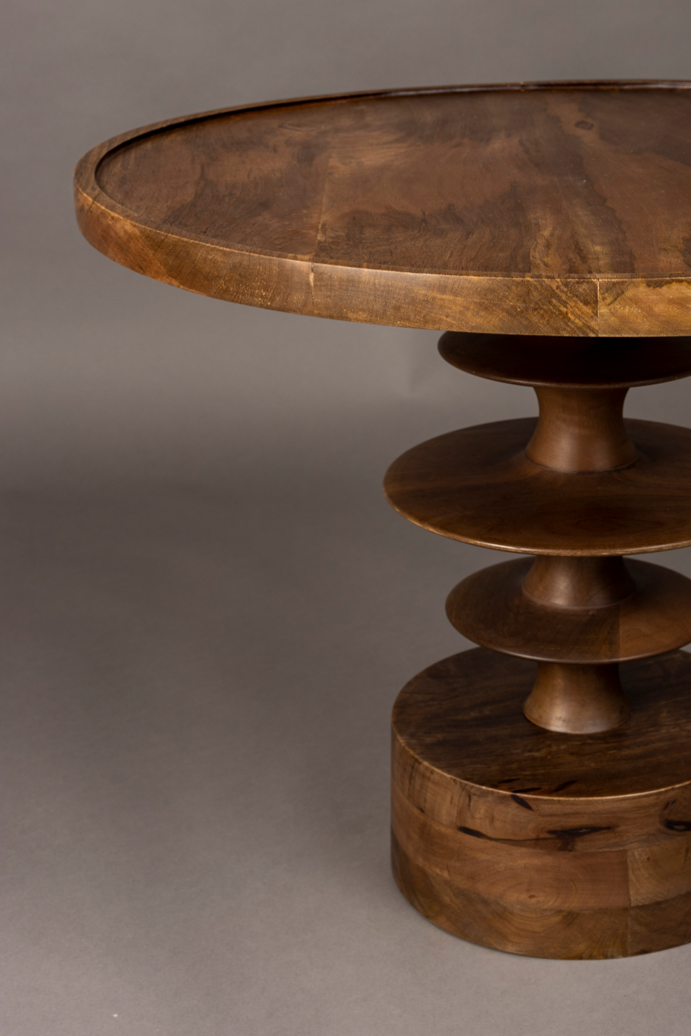 Table basse ronde en bois
