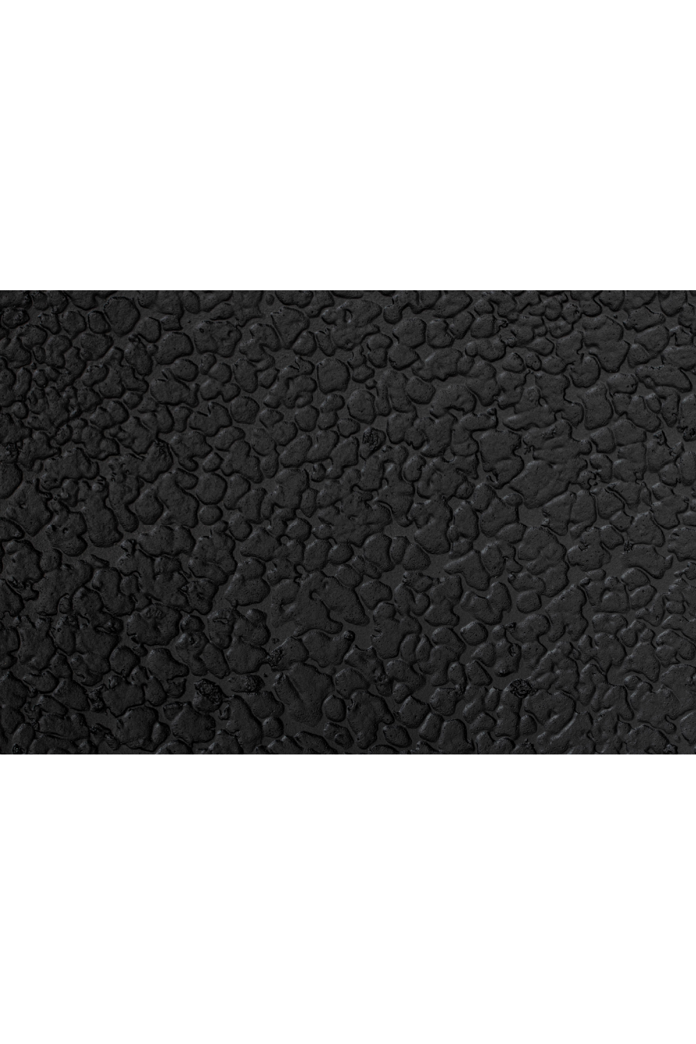 Console noire avec étagères