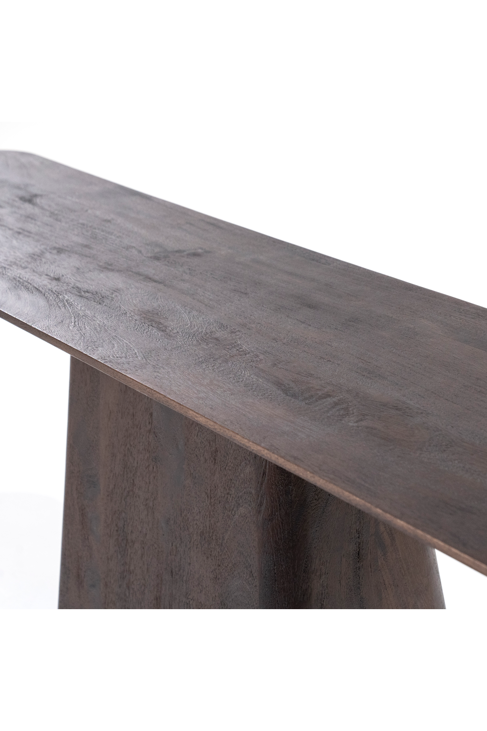 Console piédestal en bois de manguier