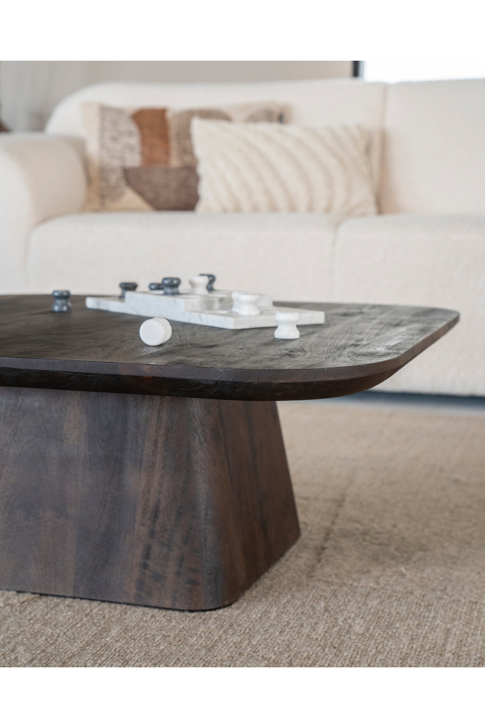 Table Basse Carrée en Bois L