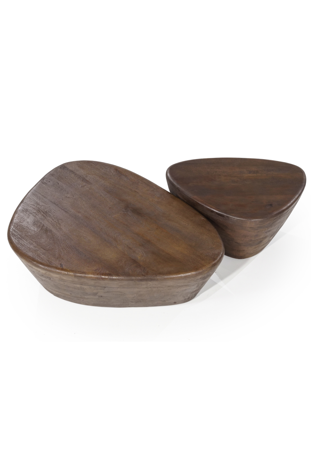 Table basse en bois de forme libre L