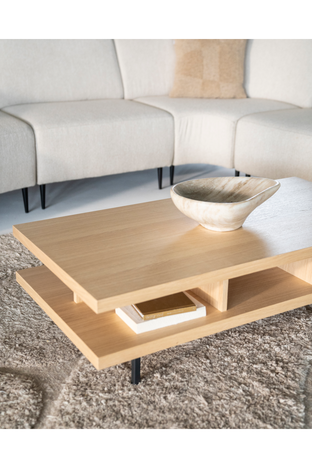 Table basse en chêne naturel