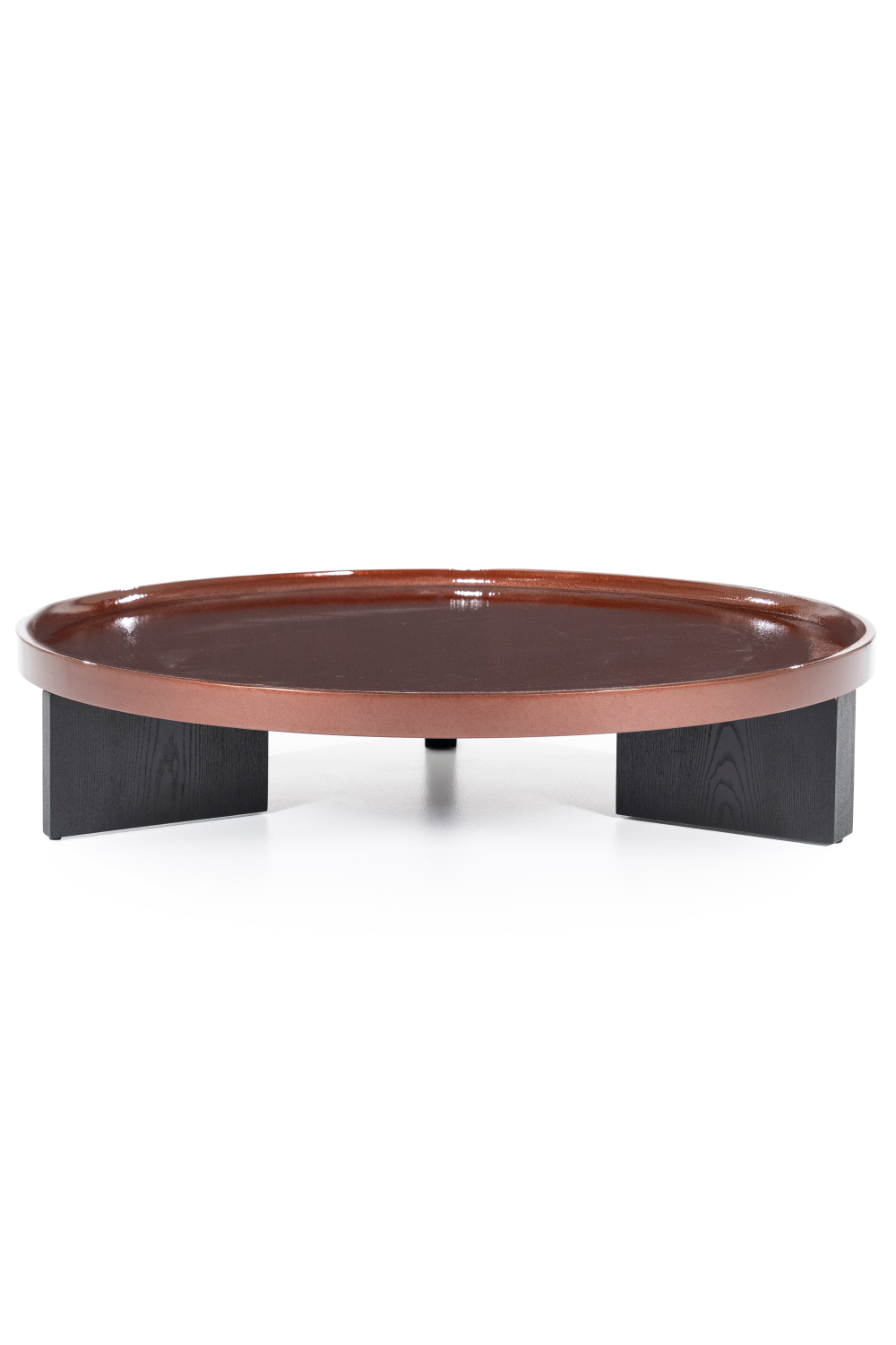 Table basse en placage de chêne L