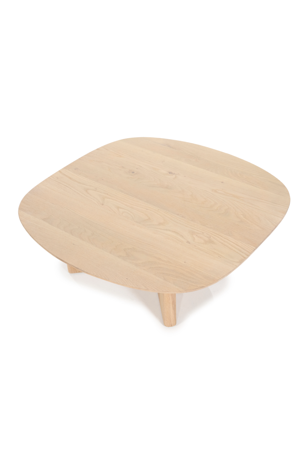 Table basse en chêne verni naturel