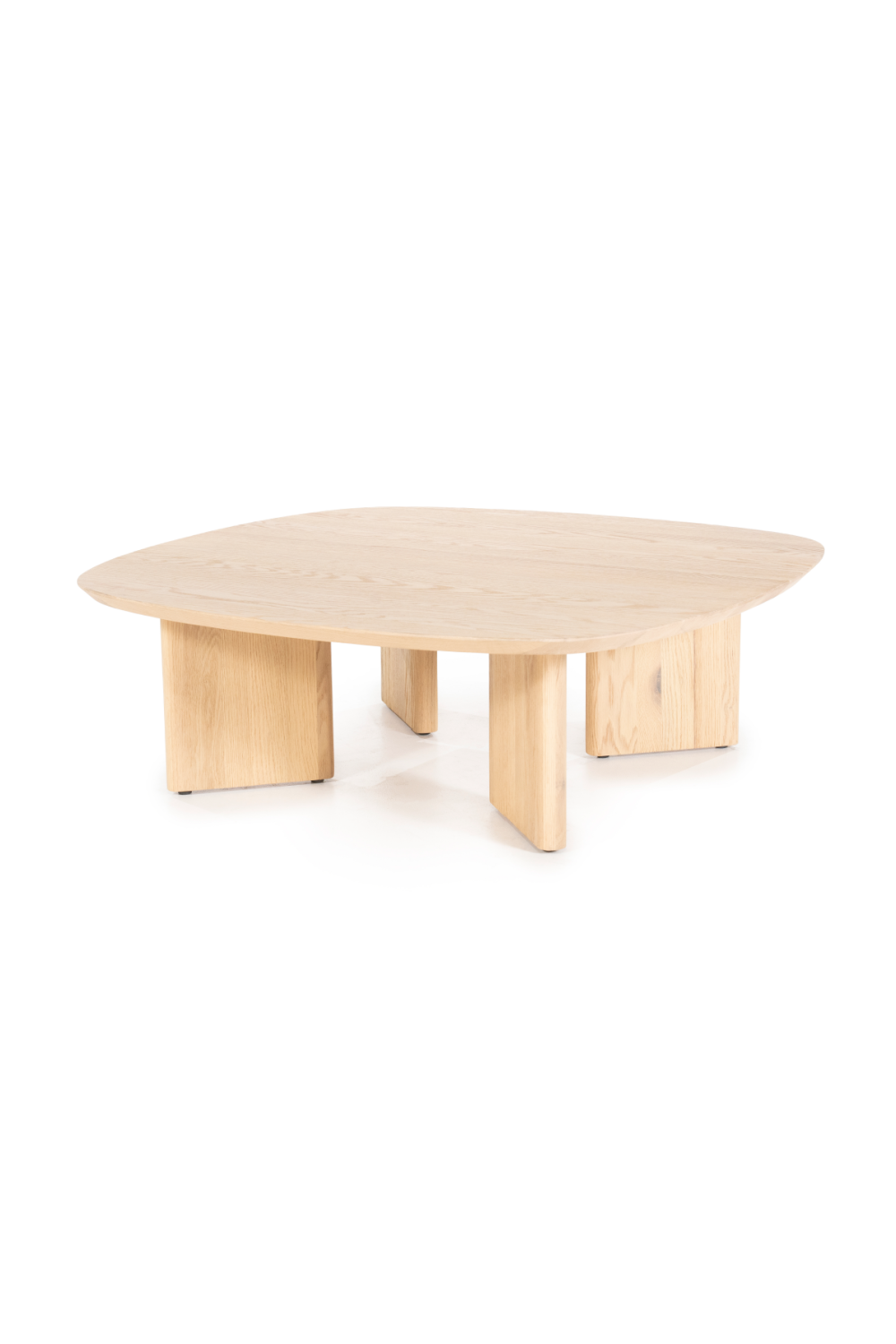 Table basse en chêne verni naturel