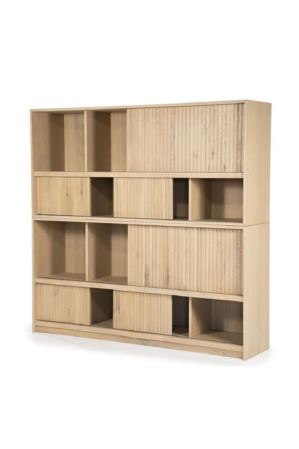 Bibliothèque en chêne laqué
