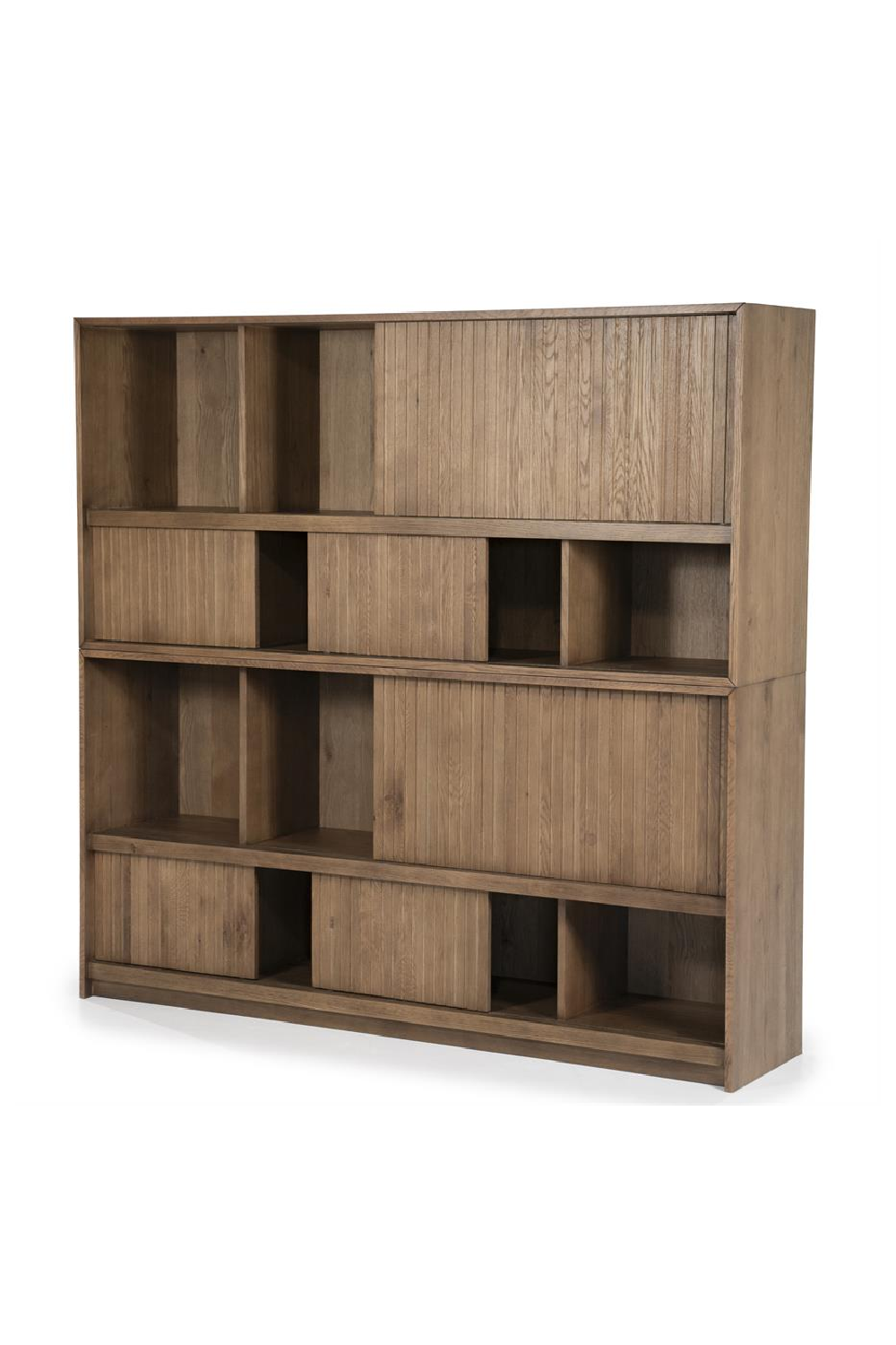 Bibliothèque en chêne laqué