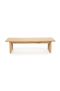 Table basse rectangulaire en chêne L