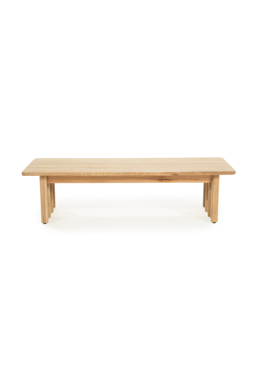 Table basse rectangulaire en chêne L