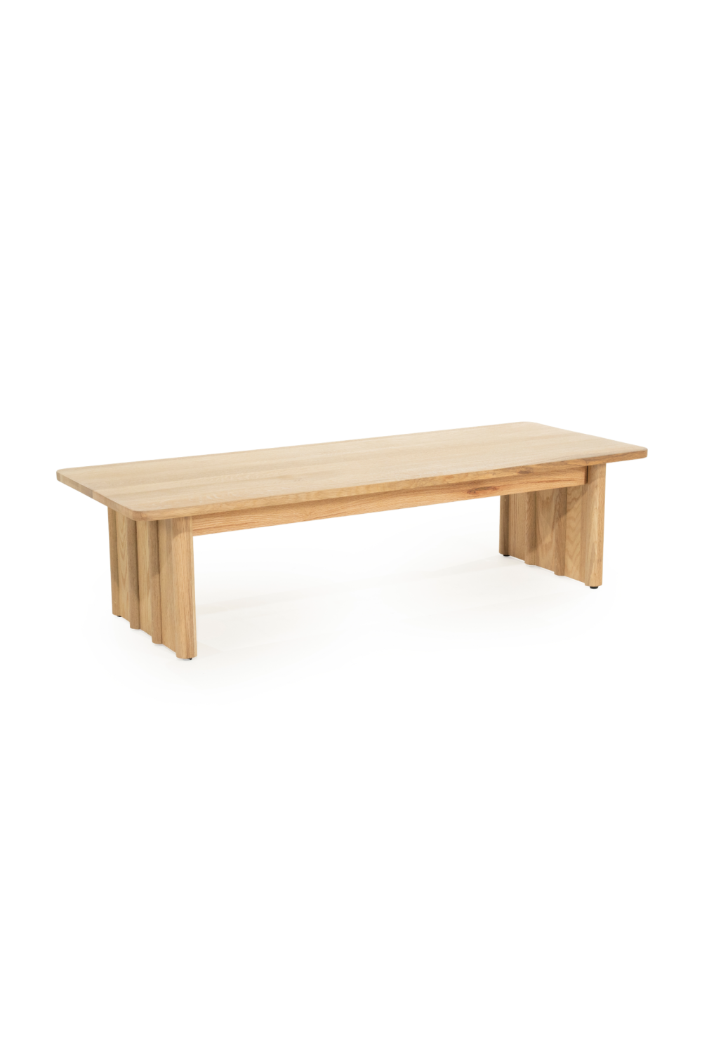 Table basse rectangulaire en chêne L