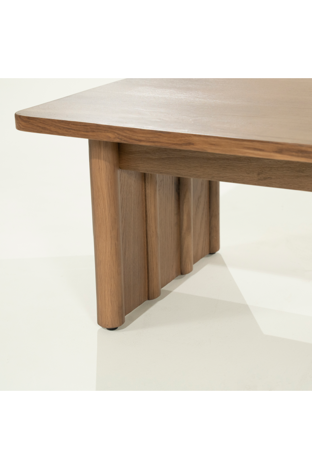 Table basse rectangulaire en chêne L