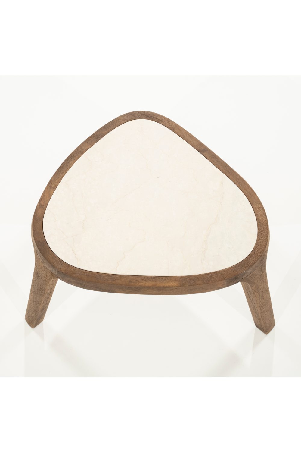 Table basse plateau marbre blanc