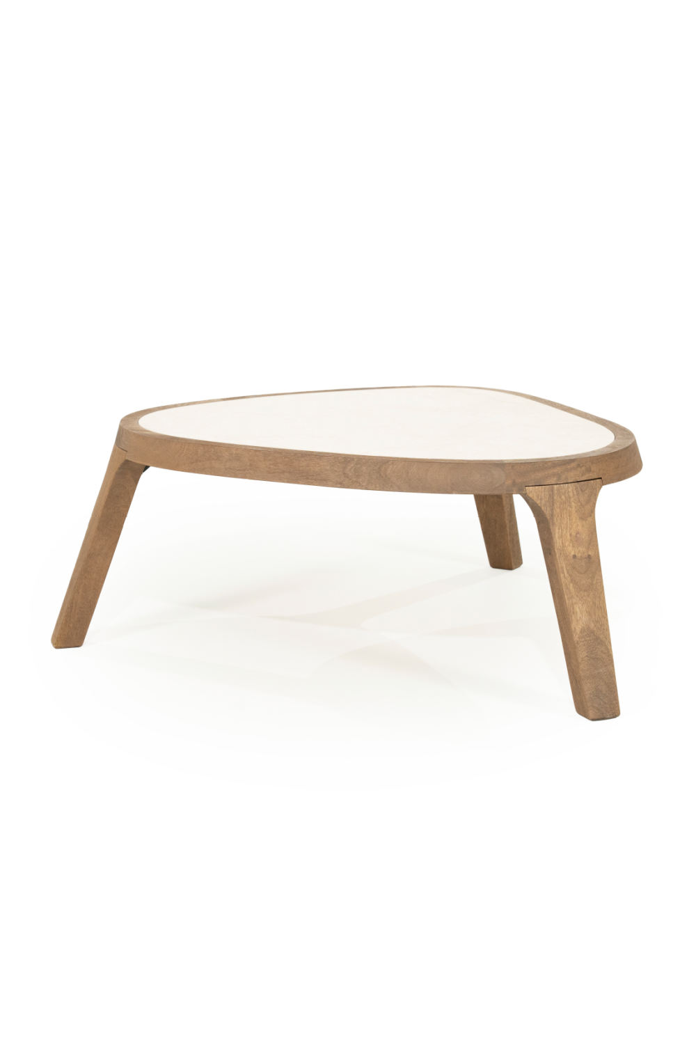 Table basse plateau marbre blanc