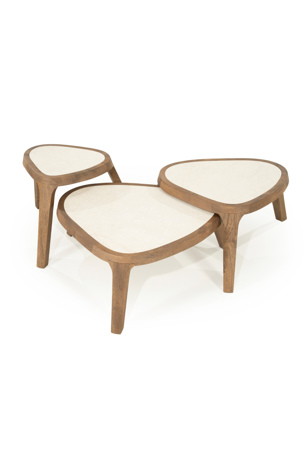 Table basse plateau marbre blanc