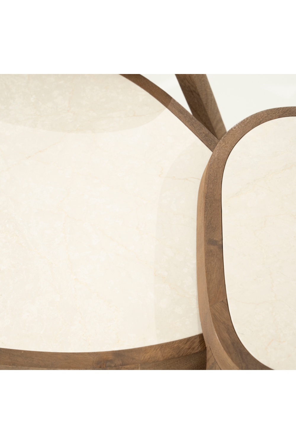 Table basse plateau marbre blanc