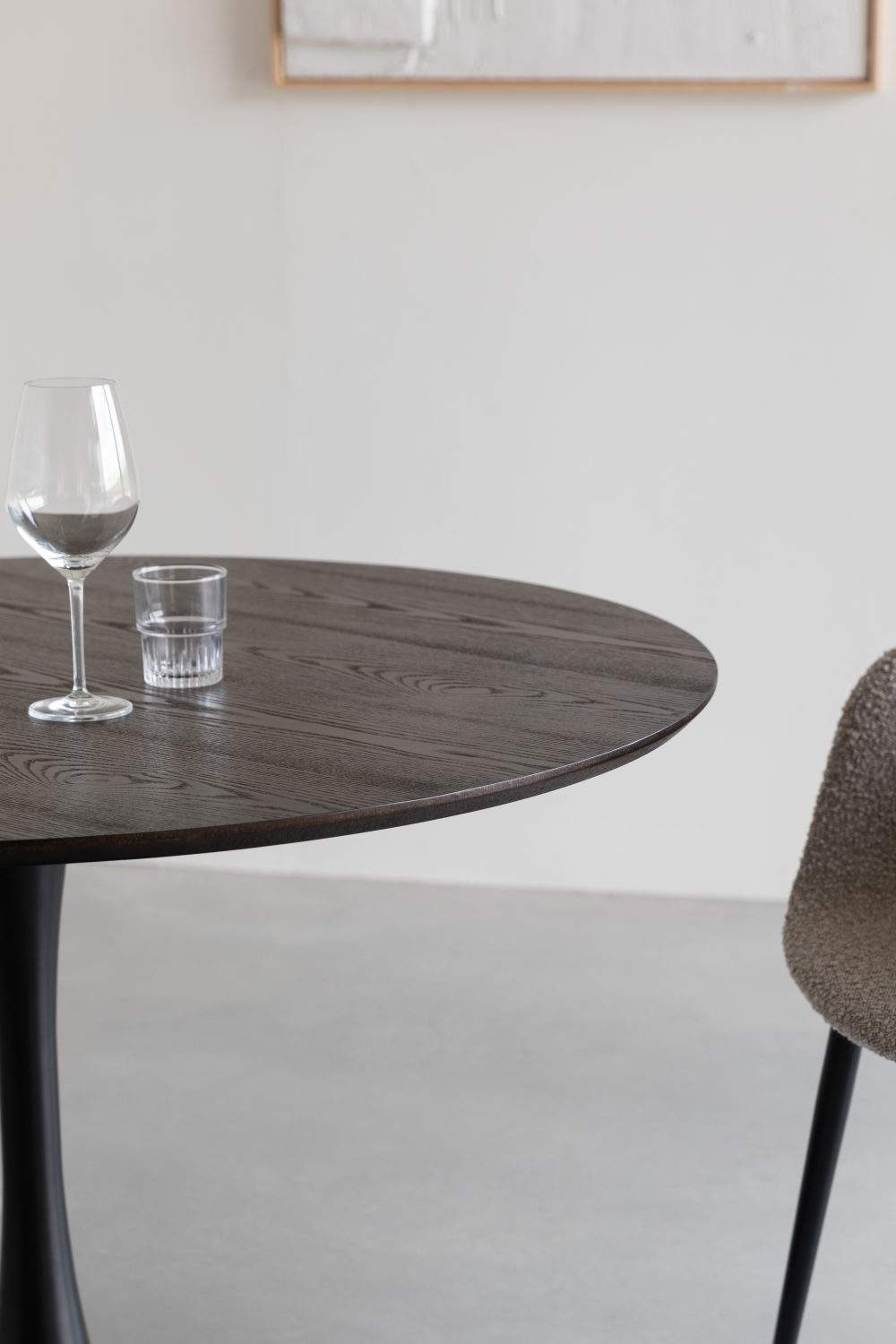 Table basse piédestal ronde