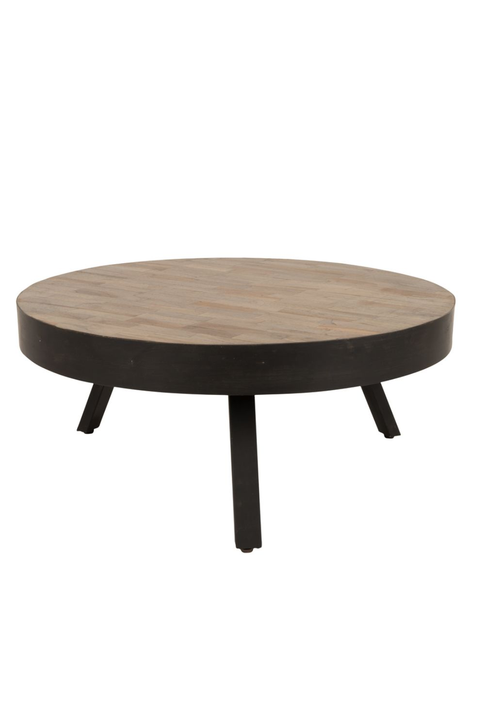 Table basse ronde en teck