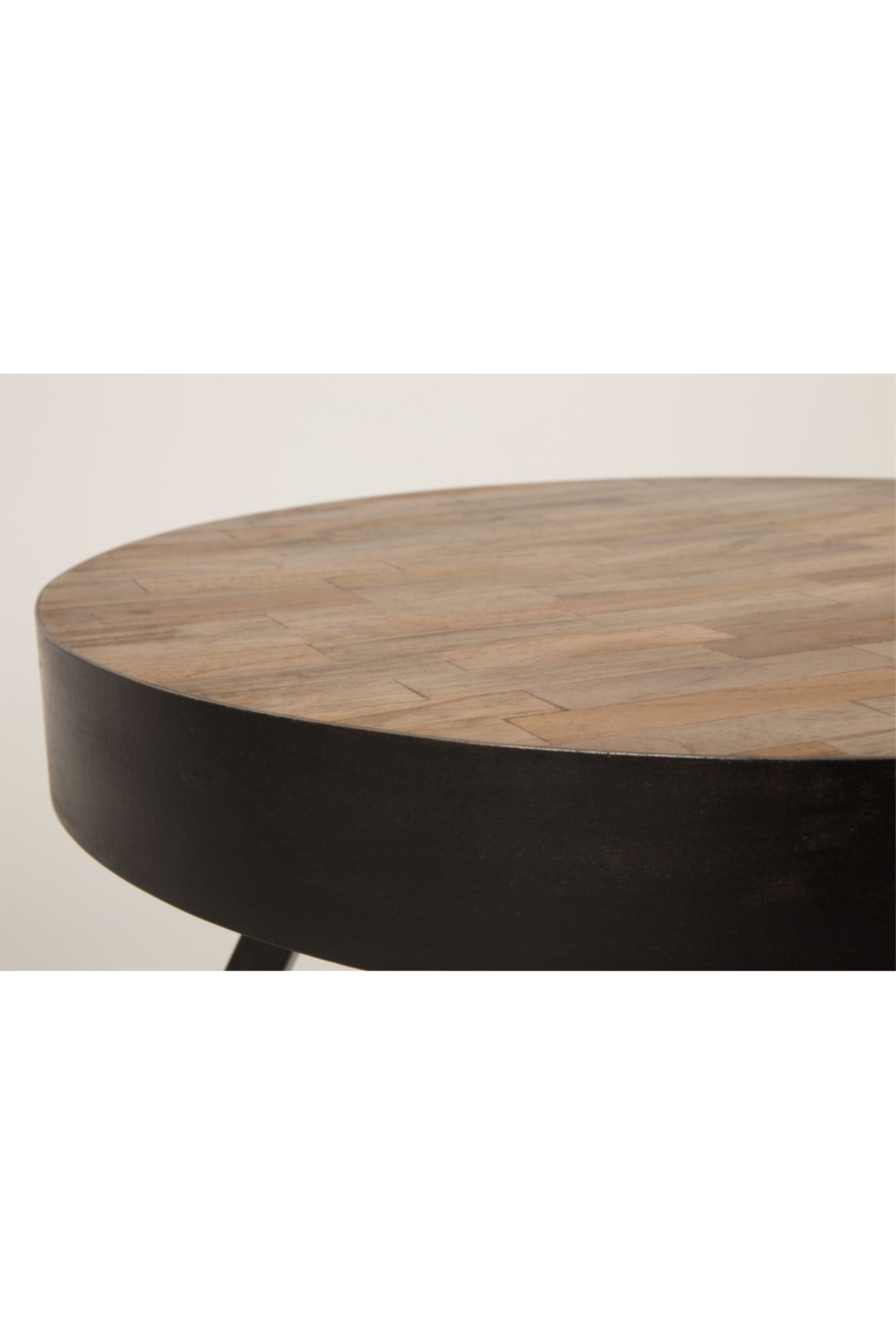 Table basse ronde en teck