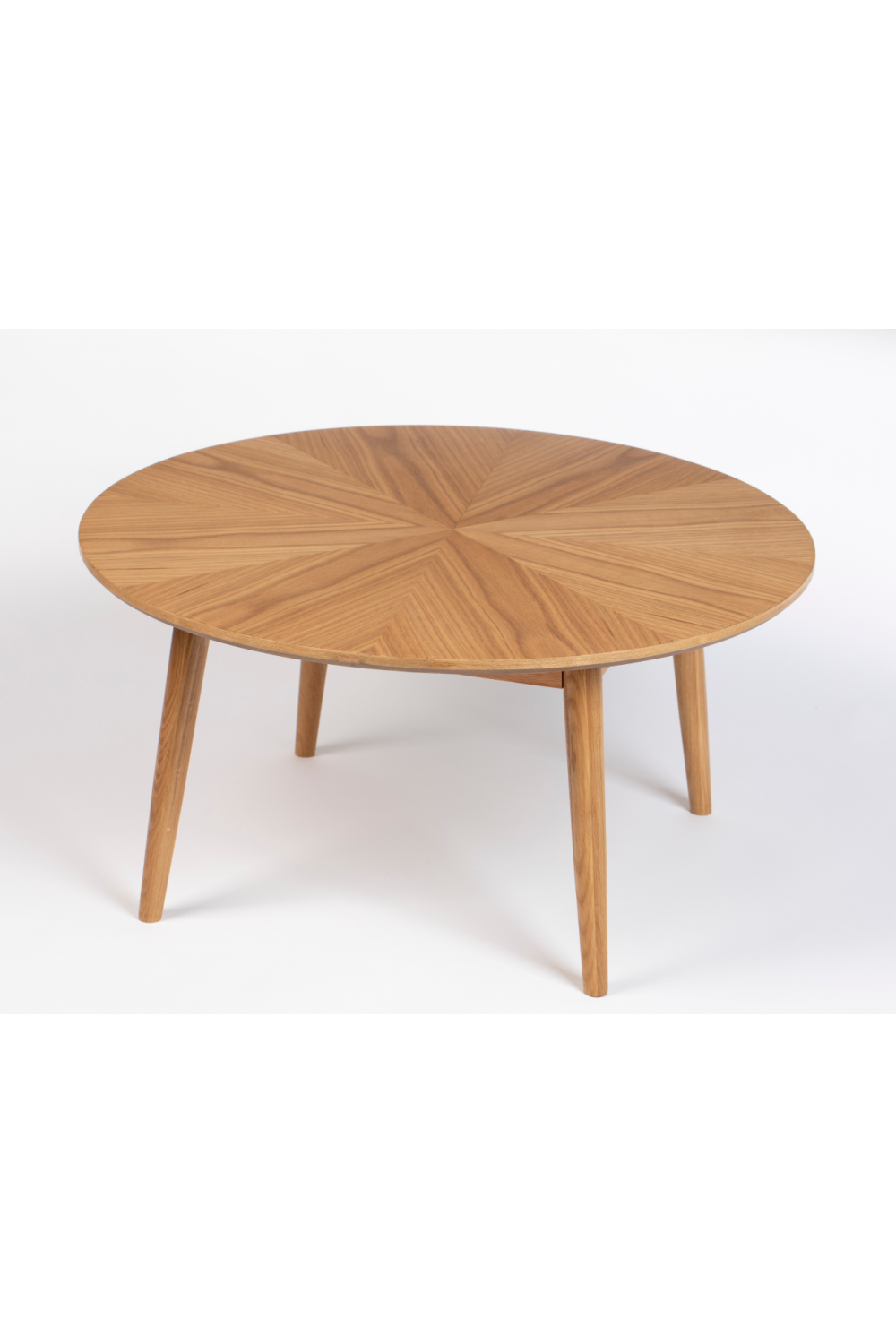 Table basse ronde en chêne