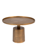 Table basse ronde en aluminium