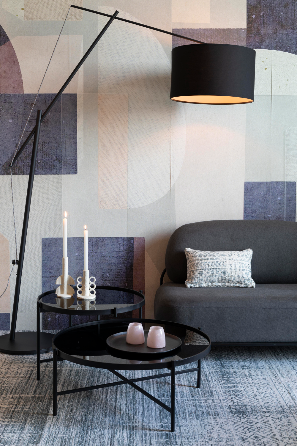 Table basse contemporaine noire