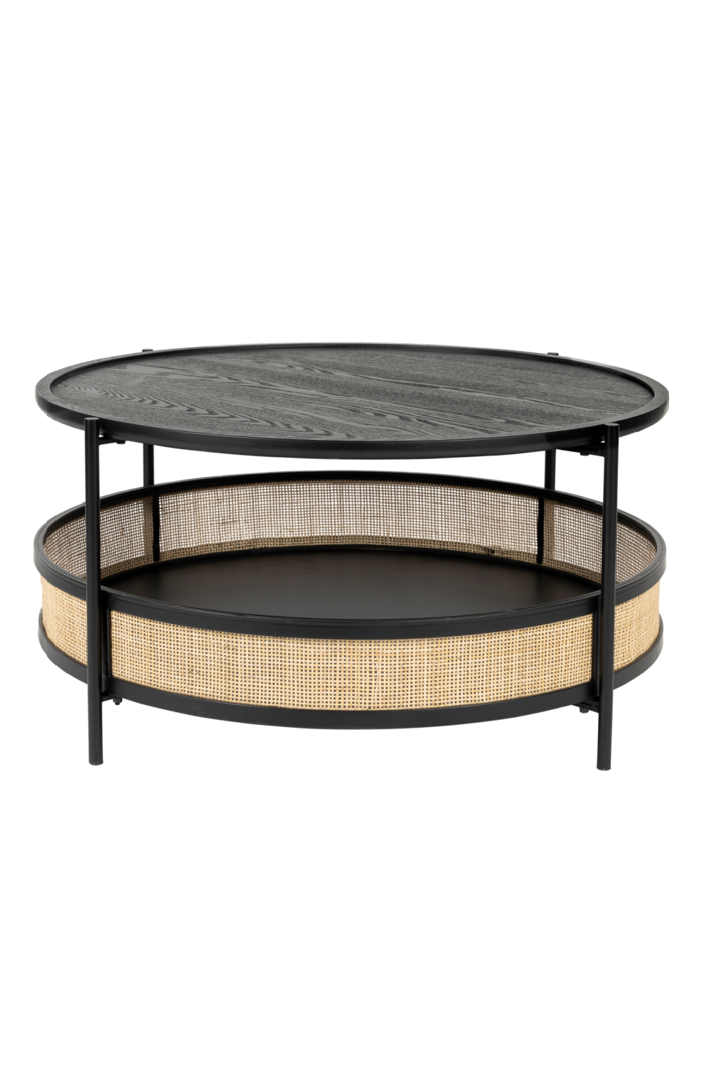 Table basse moderne en rotin