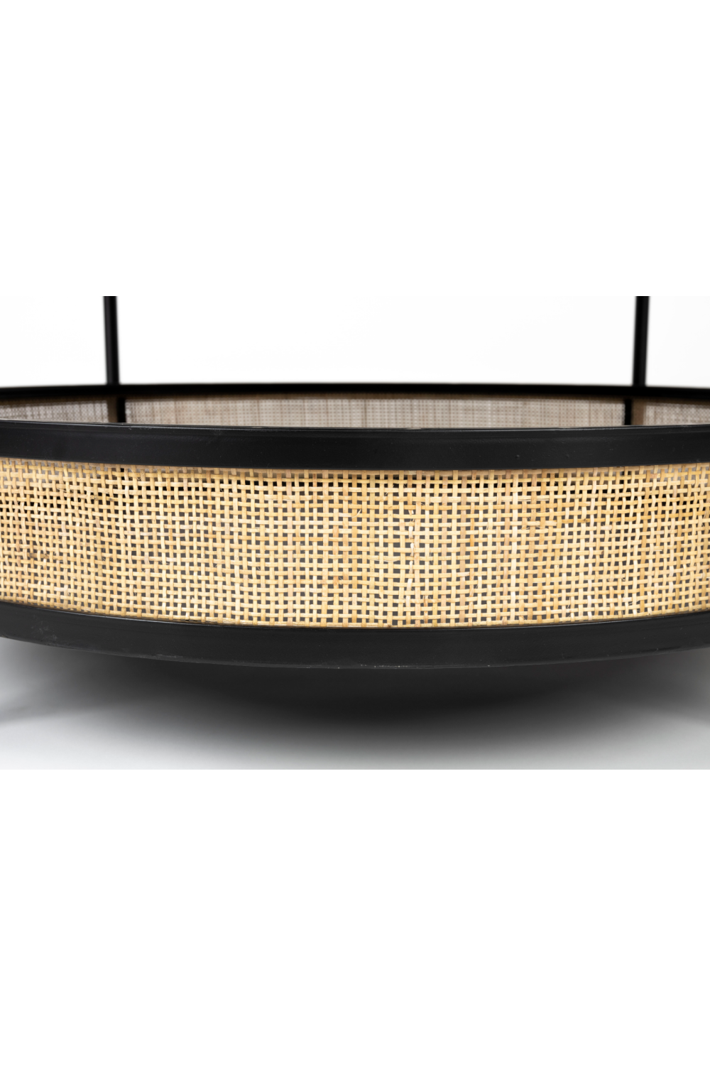 Table basse moderne en rotin
