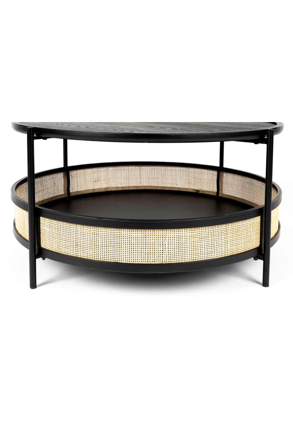 Table basse moderne en rotin