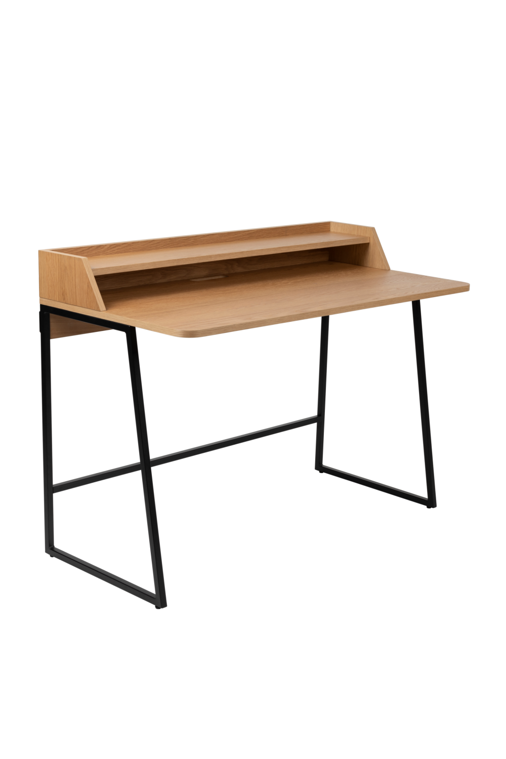 Bureau chêne naturel avec étagère