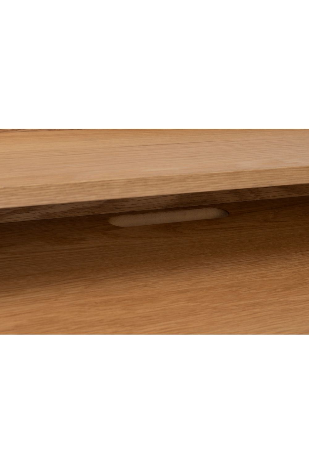 Bureau chêne naturel avec étagère