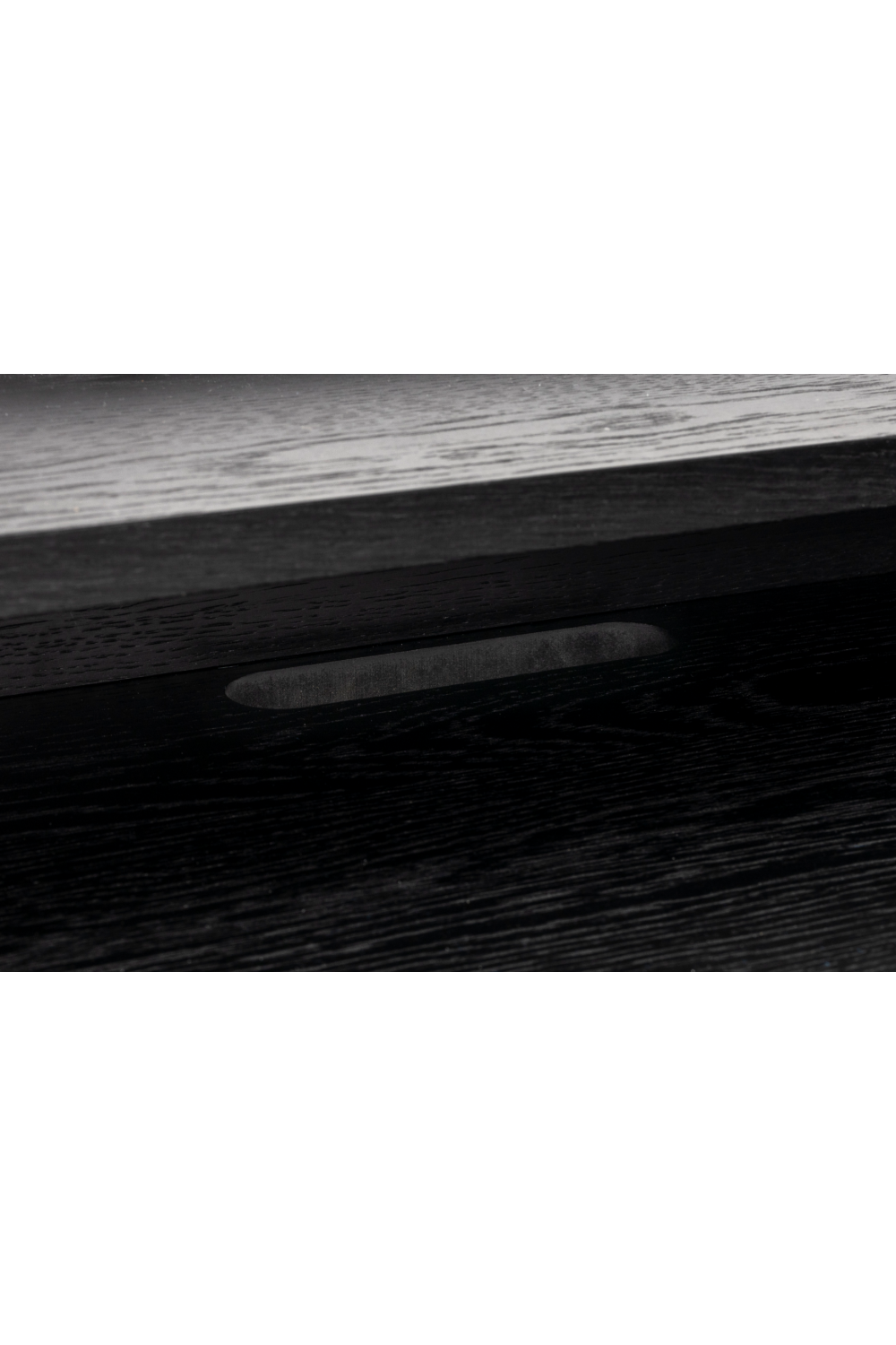 Bureau en bois noir