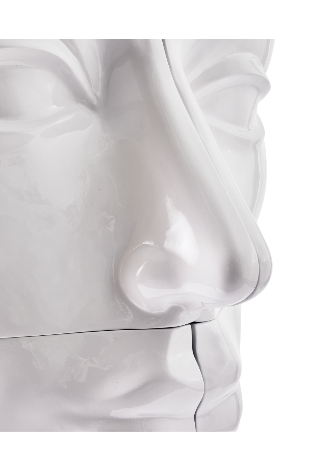 Table basse tête sculpturale