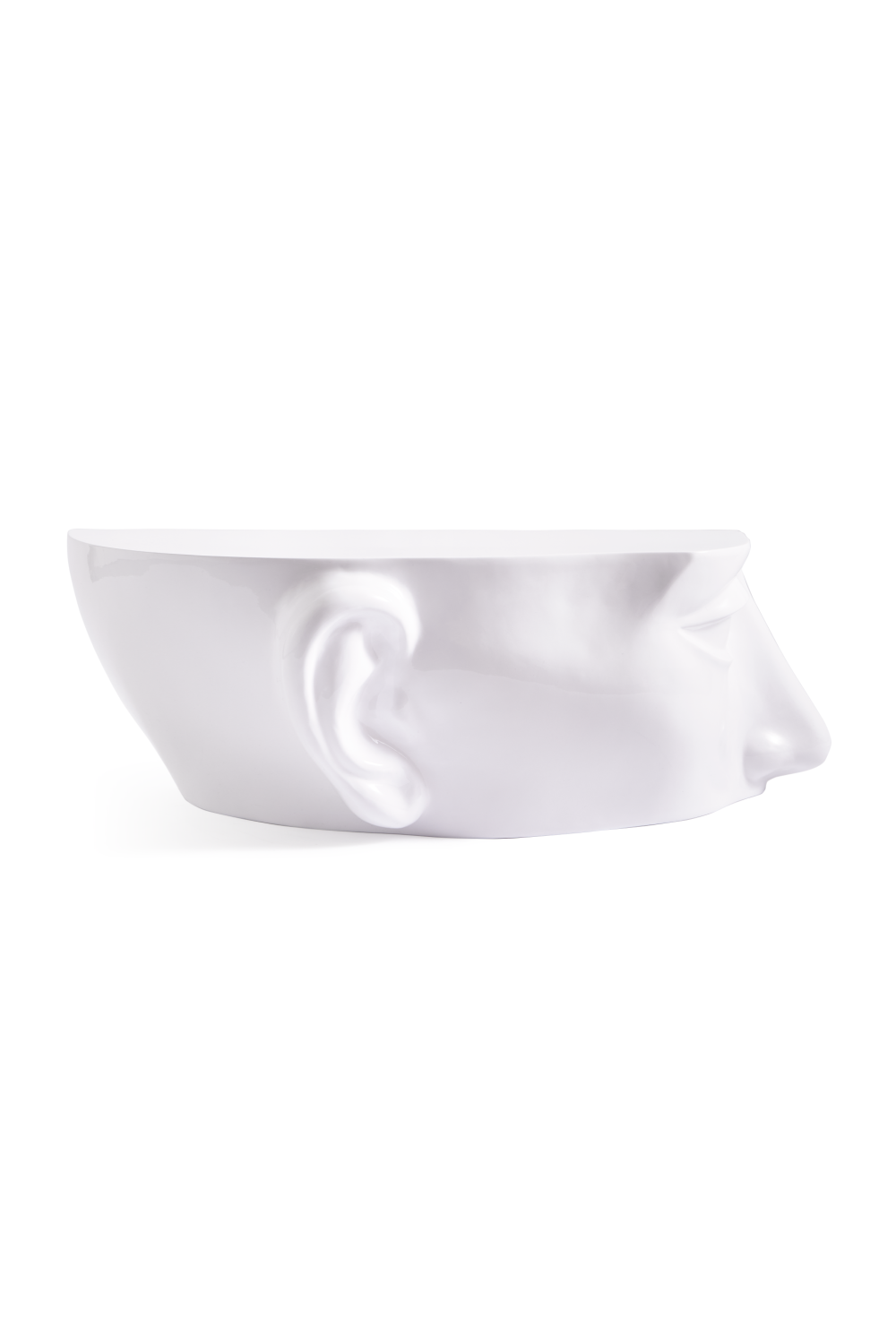 Table basse tête sculpturale