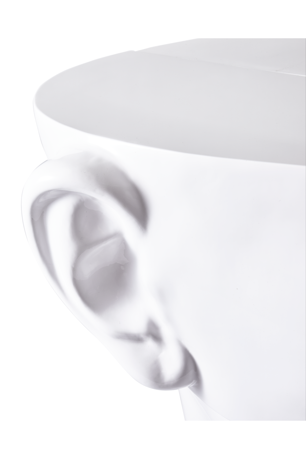 Table basse tête sculpturale