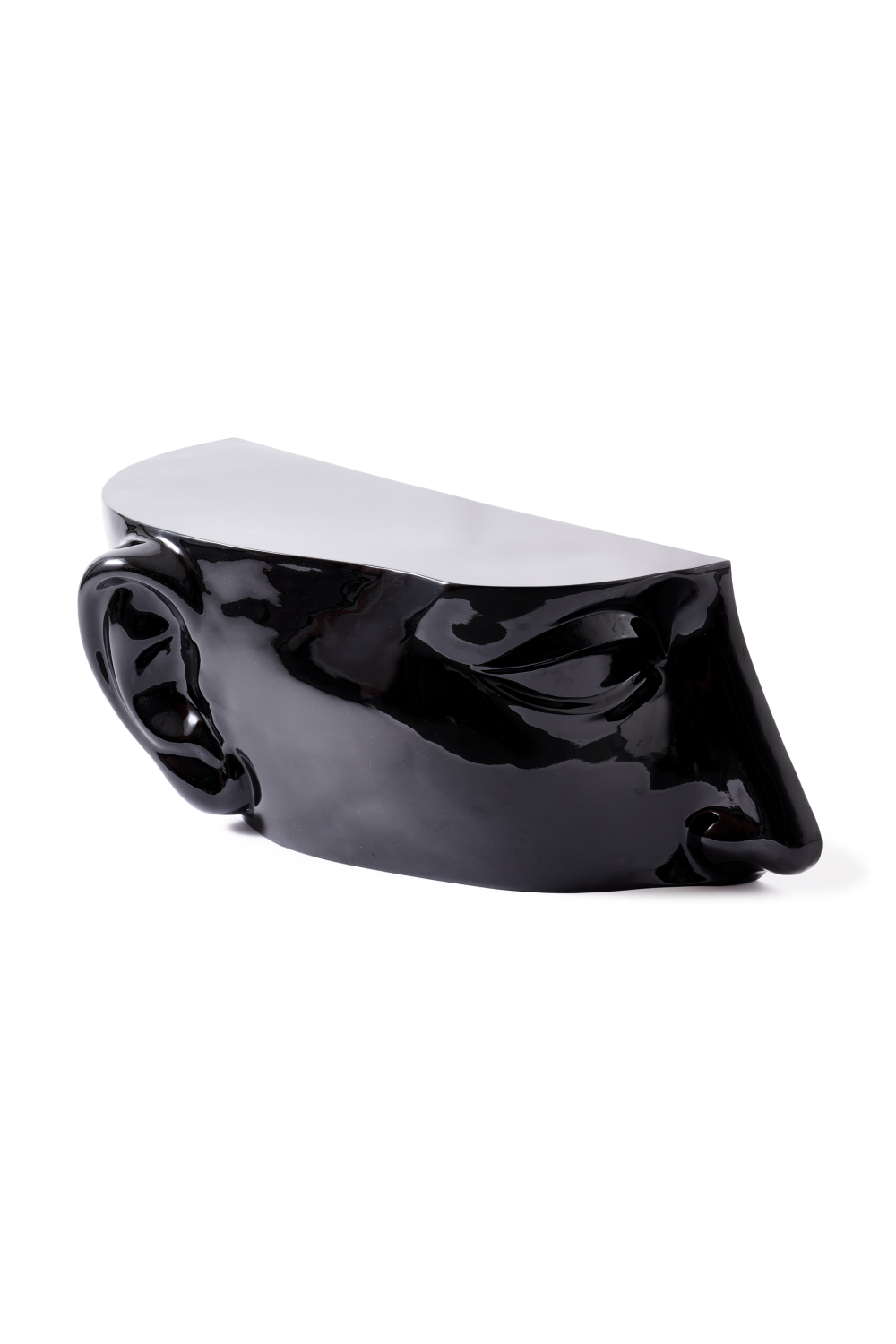 Table basse tête sculpturale