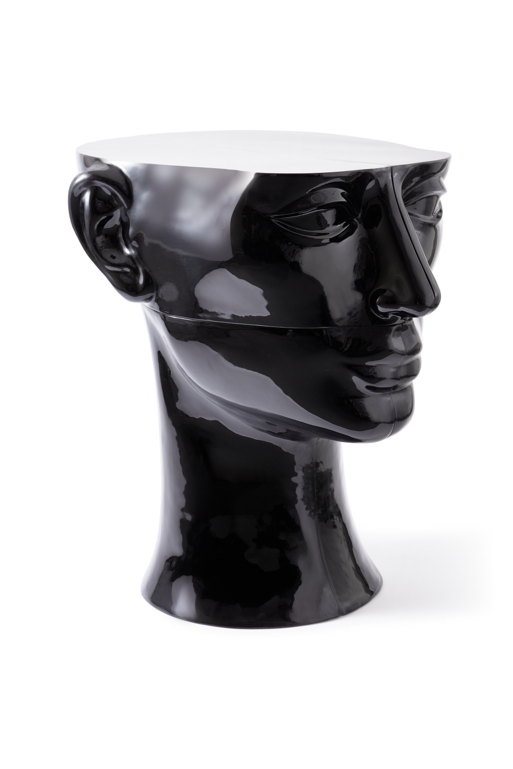 Table basse tête sculpturale