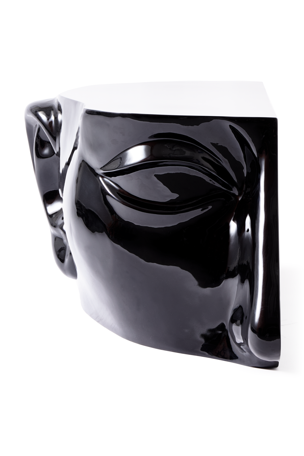 Table basse tête sculpturale