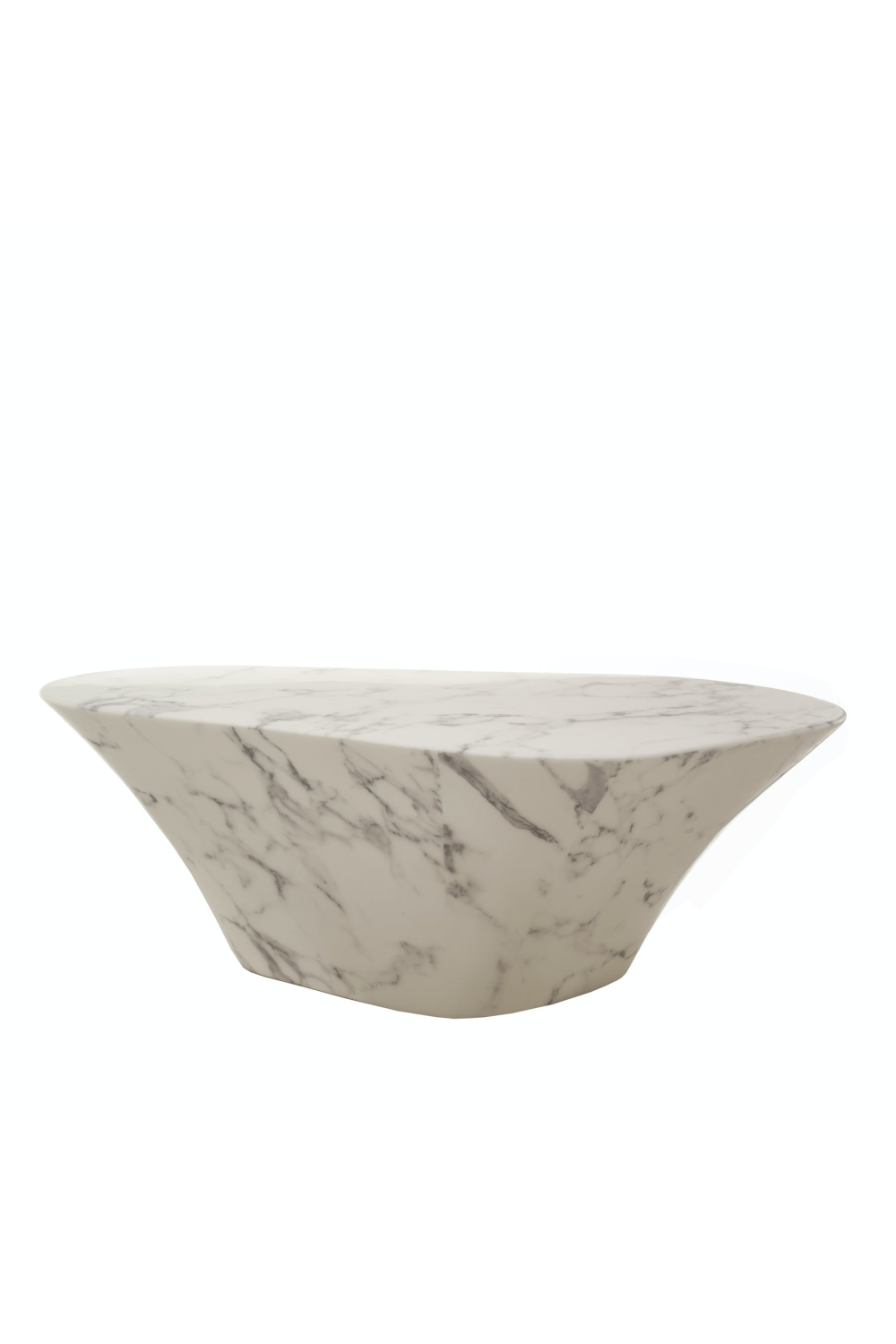 Table basse en marbre blanc