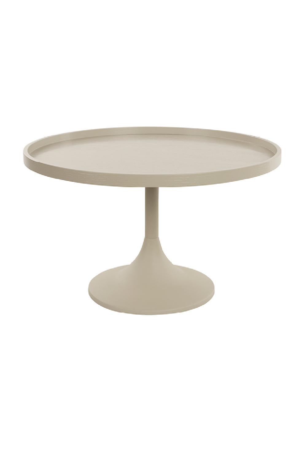 Table basse ronde sur pied central