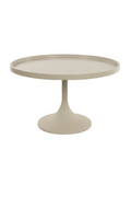 Table basse ronde sur pied central