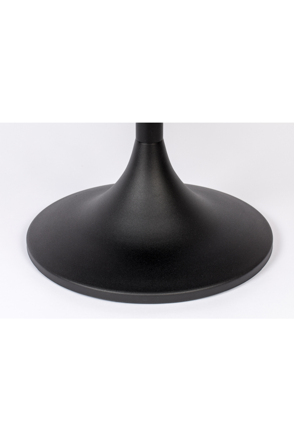 Table basse ronde noire