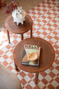 Table basse ronde en bois