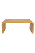 Table basse courbée en chêne